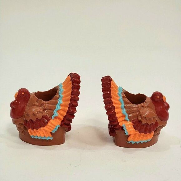 Set Of 2 Turkey Tapered Candle Holder - Picture 4 of 9